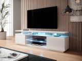 RTV-kabinet EVA 180x40x56 hvid/hvid blank #4