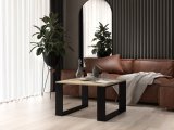 MODERN MINI bord 67x67x40 cm Sonoma-eg/Sort #3