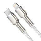 Kabel USB-C do Lightning Baseus Cafule White, Power Delivery, 20W, 1m (hvid) #2