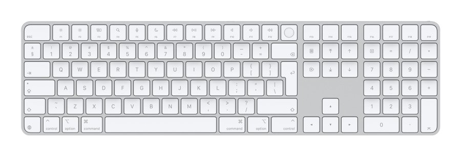 Apple Magic tastatur Universel USB + Bluetooth QWERTY Engelsk Hvid #1