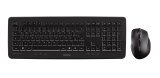 CHERRY DW 5100 tastatur Mus inkluderet Universel RF trdlst QWERTZ Tysk Sort #1