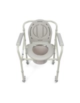 TIMAGO TGR-R KT 023C Toiletstol p hjul sammenklappeligt transportabelt toilet til seniorer #4