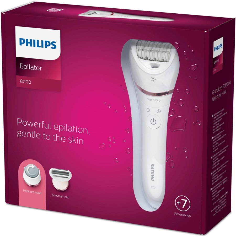 Philips BRE 730/10 Depilator til ben, krop og fdder til vd og tr brug #4