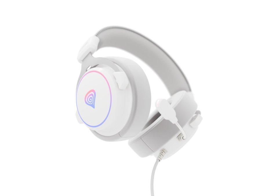 GENESIS Neon 764 Headset Ledningsfrt Spil USB Type-A Hvid #13