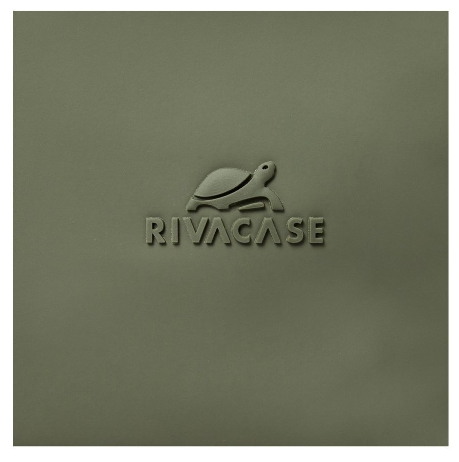 Rivacase Eden rygs�k Rejserygs�k Oliven PU-l�der, Polyester, Genanvendt polyethylenterephthalat (rPET) #24