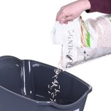DIAMENTIQ BAYA light grey/dark grey -  kattebakke - 55,5 x 40 x 38,7 cm #12
