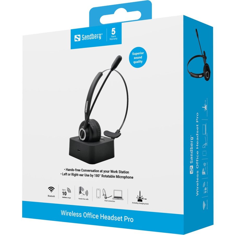 Sandberg Bluetooth Office Headset Pro #4
