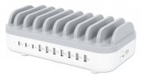 Manhattan 180856 ladestation organisator Desktop monteret Plast Hvid #1