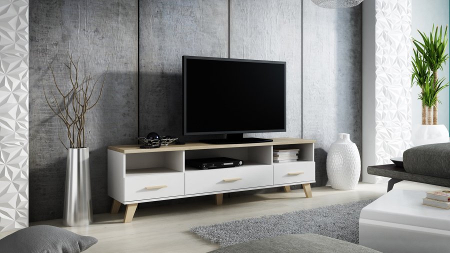 Cama LOTTA TV18 3S3K TV stativ & underholdningscenter 3 skuffe(r) #5
