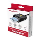 Axagon CRE-SM3SD USB Smart card & SD/microSD/SIM Flat smartcard lser Indendrs USB 2.0 Sort #9