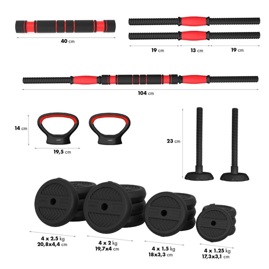 6IN1 VGTST HMS SGN130 (VGTSTANG, HNDVGT OG KETTLEBELL) 30 KG #11