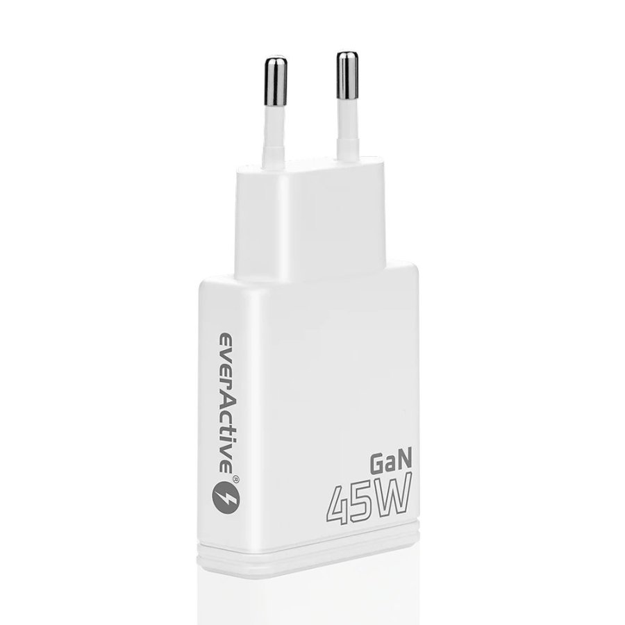 Charger GaN 2x USB-C Quick Charge 3.0 45W PD white #4