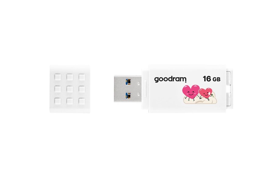 Goodram UME3 Valentine USB-ngle16 GB USB Type-A 3.2 Gen 1 (UME3-0160W0R11-V) Hvid #2