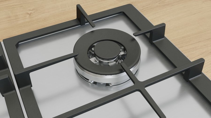 Bosch Serie 6 PCH6A5I90 kogeplade Rustfrit stl Indbygget 60 cm Gaskomfur 4 zone(s) #6