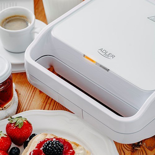 Adler AD 3070W Sandwich-brdrister Hvid #9