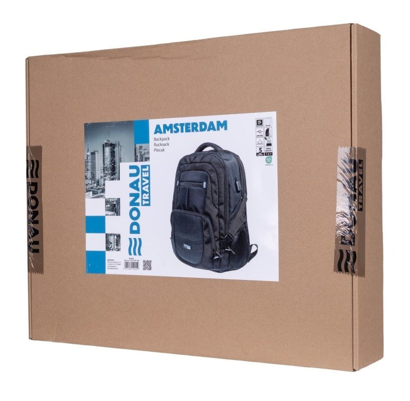 DONAU TRAVEL Amsterdam Laptop-rygs�k 17