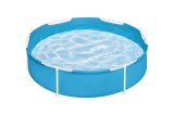 Bestway 56283 / 24 swimmingpool til over jorden Indrammet pool Rund Bl� #5
