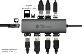 Alcasa HUB-C001A interface hub USB Type-C 5000 Mbit/s Anthracit #5