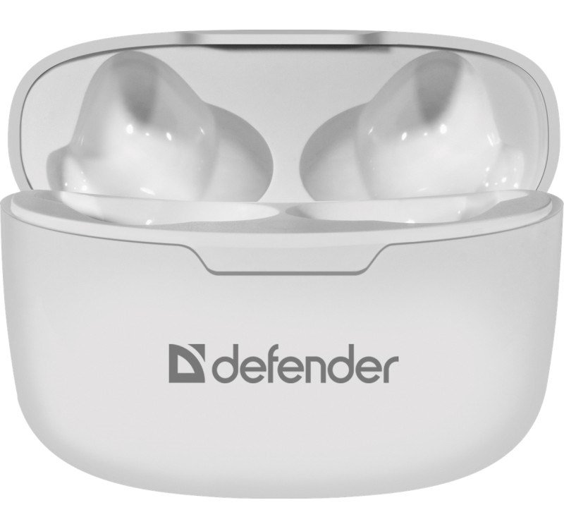 Bluetooth hovedtelefoner Defender TWINS 903 Hvid Multifarvet #9
