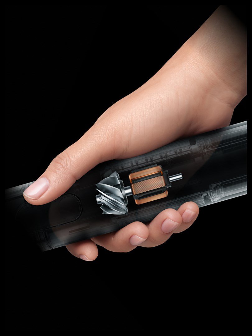 Dyson PencilVac Fluffycones Stick vakuum Batteri Dry Posel�s 0,8 L Sort, Gr� #5
