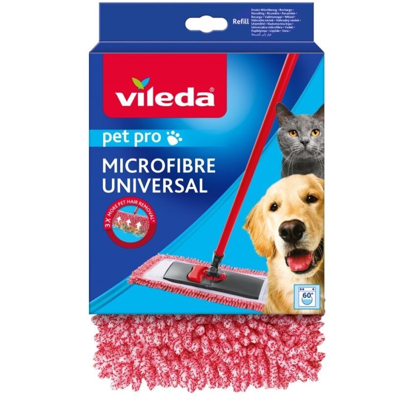 Vileda Pet Pro hr- og pelsmoppe refill #1