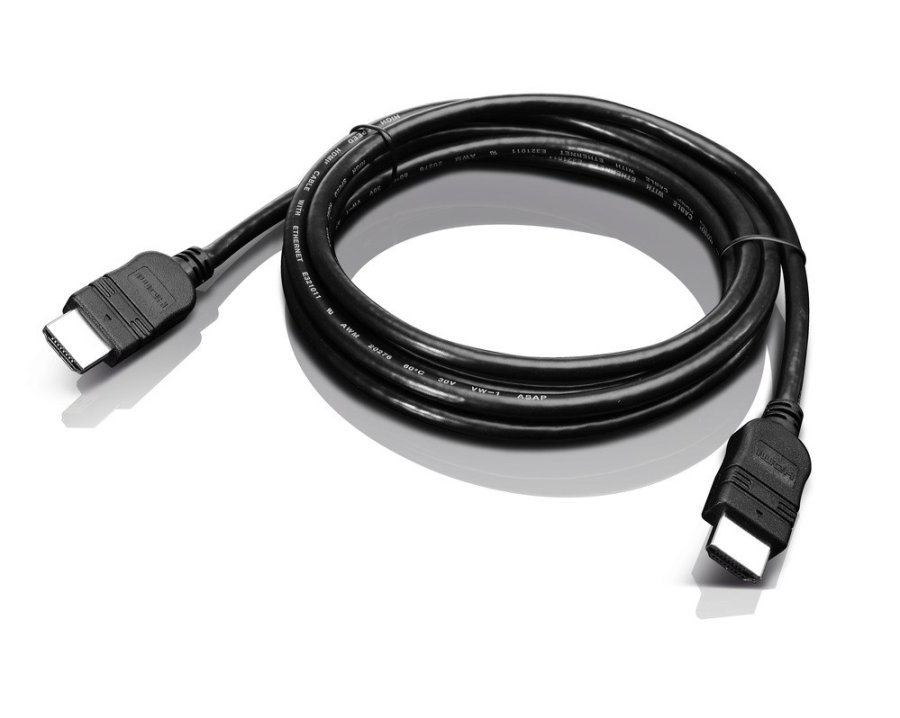 Lenovo 2.0m HDMI HDMI-kabel 2 m HDMI Type A (Standard) Sort #1