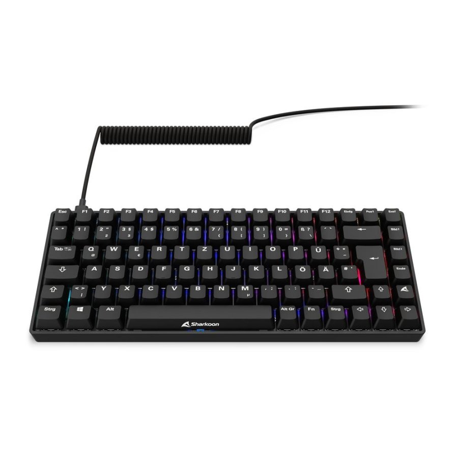 Sharkoon SGK50 S3 tastatur Spil USB QWERTZ Tysk Sort #3