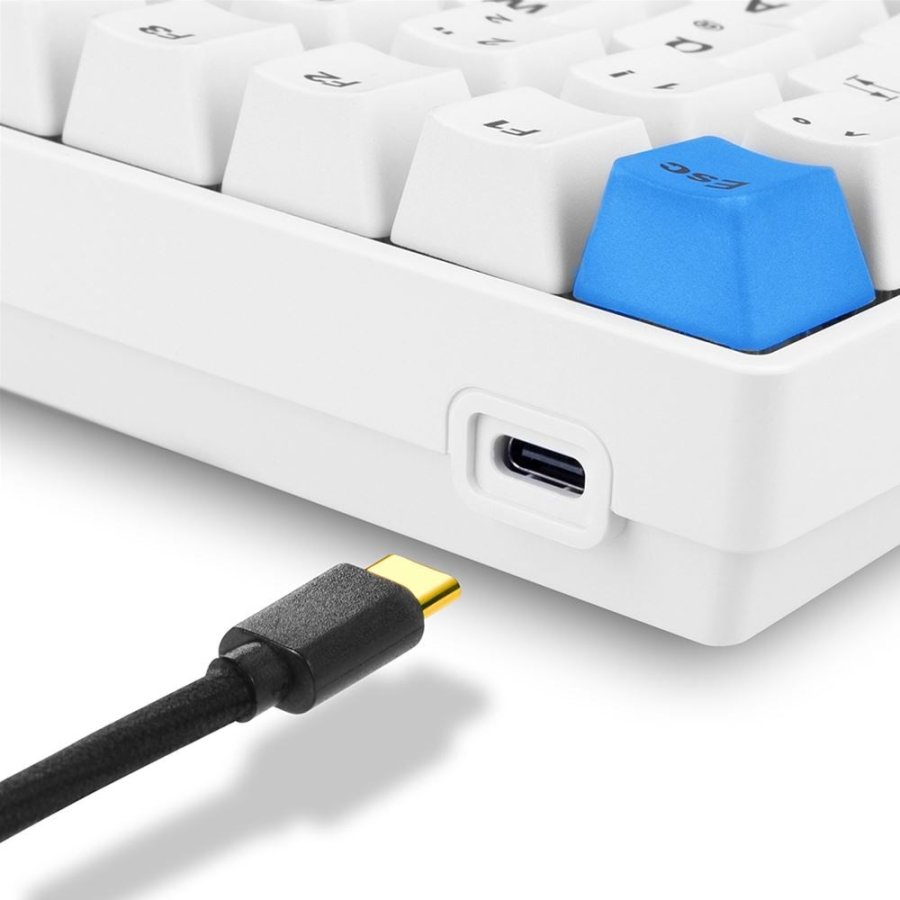 Sharkoon SKILLER SGK50 S3 PBT tastatur Spil USB QWERTZ Tysk Hvid #8