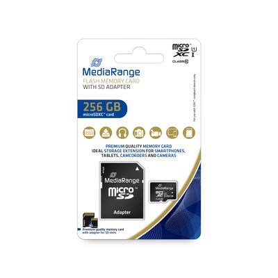 MediaRange MR946 hukommelseskort 256 GB MicroSDXC UHS-I Klasse 10 #1