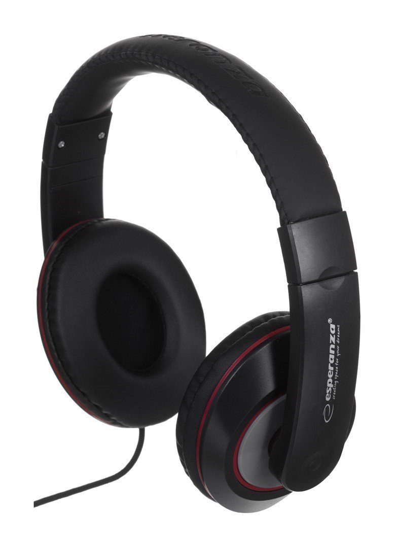 Esperanza EH121 hovedtelefoner/headset Ledningsfrt I rerne Musik Sort #2