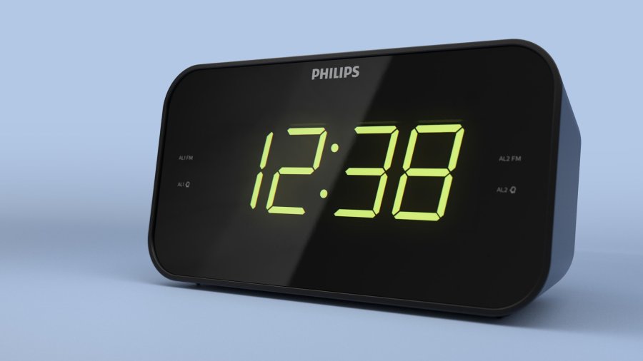 Philips TAR3306/12 vkkeur Digital alarmur Sort #5