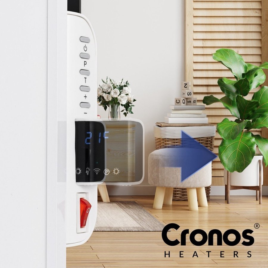 Cronos Synthelith Pro CRP-500TWP 500 Watt infrared heater grey with Wi-Fi and remote control #3