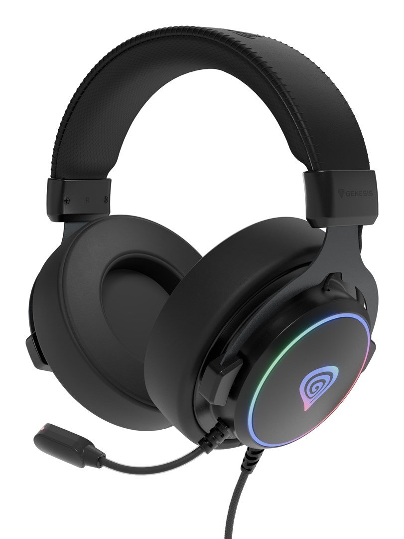 GENESIS Neon 764 Headset Ledningsfrt Spil USB Type-A Sort #9