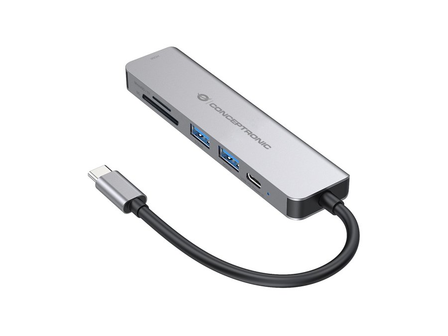 Conceptronic DONN02G dockingstation USB 3.2 Gen 1 (3.1 Gen 1) Type-C Aluminium #7