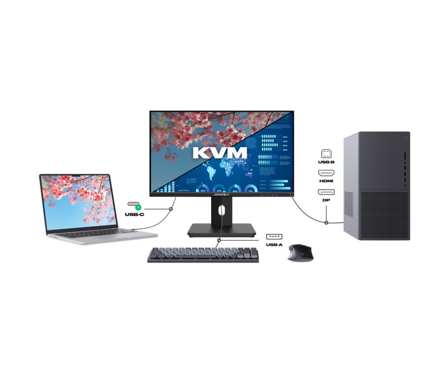JAPANNEXT JN-I215FLFHSP-C65W computersk�rm 54,6 cm (21.5