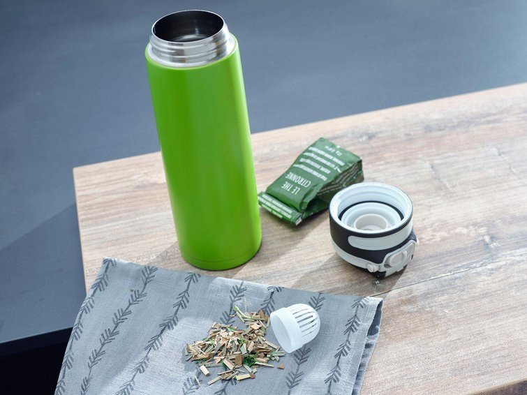 Leifheit 03277 rejsekrus 600 ml Sort, Grn Rustfrit stl #5