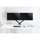 Desktop Swivel Mount for Two LCD Monitors Gas Spring #9