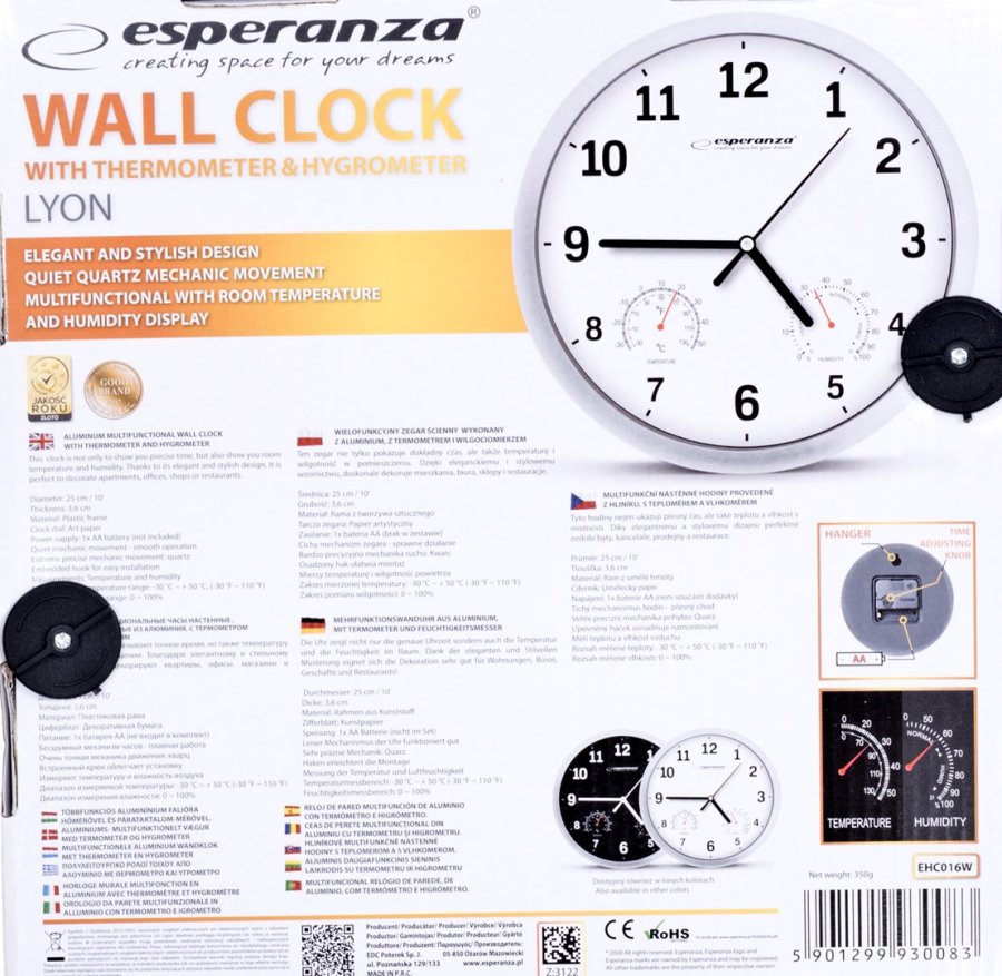 Esperanza EHC016K Mekanisk vgur rundt sort #3