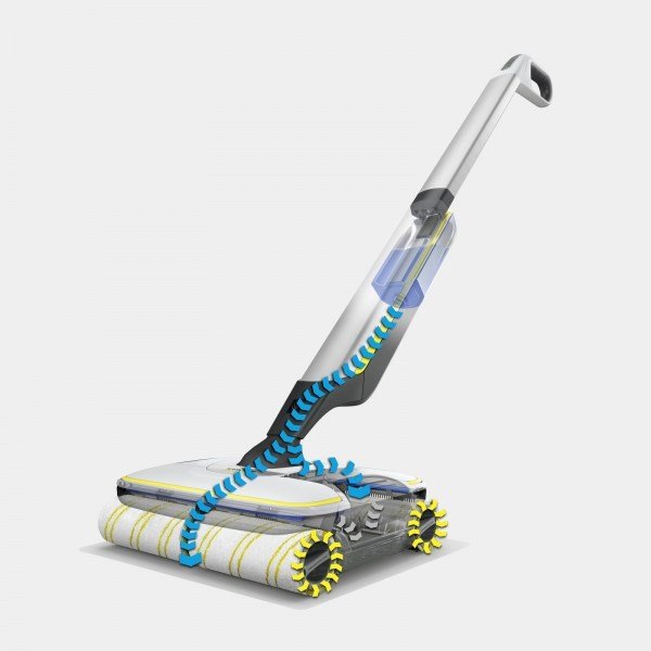 Krcher FC 7 CORDLESS Electric broom Batteri Vd Posels Sort, Hvid, Gul 2,85 At #4