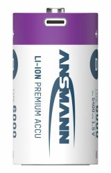 Ansmann 1314-0005 husholdningsbatteri Genopladeligt batteri D Lithium-Ion (Li-Ion) #20