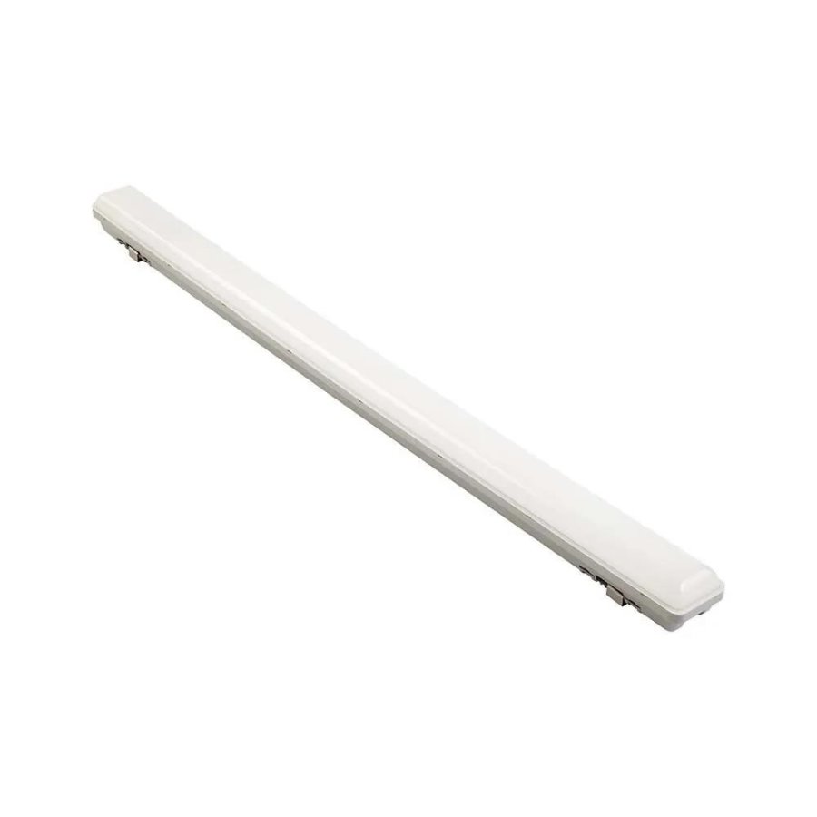 Hermetisk armatur V-TAC VT-120018 solenergi 120cm 18W IP65 3000K-4000K-6400K 1000lm (SKU 6500) Hvid #5