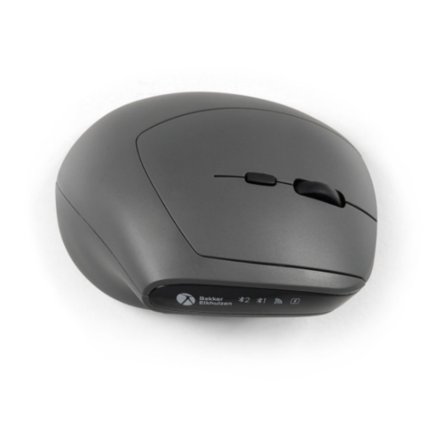 BakkerElkhuizen MidWay mus Kontor Venstre h�nd RF Wireless + Bluetooth + USB Type-C Optisk 2400 dpi #8