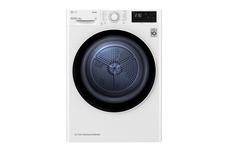 LG RH80V3AV6N trretumbler Fritstende Front-lsning 8 kg A++ Hvid #1