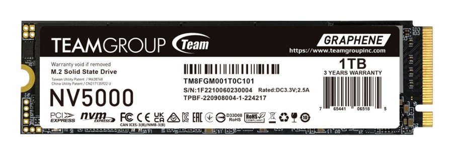 Team Group NV5000 1 TB M.2 PCI Express 4.0 NVMe 3D NAND #1