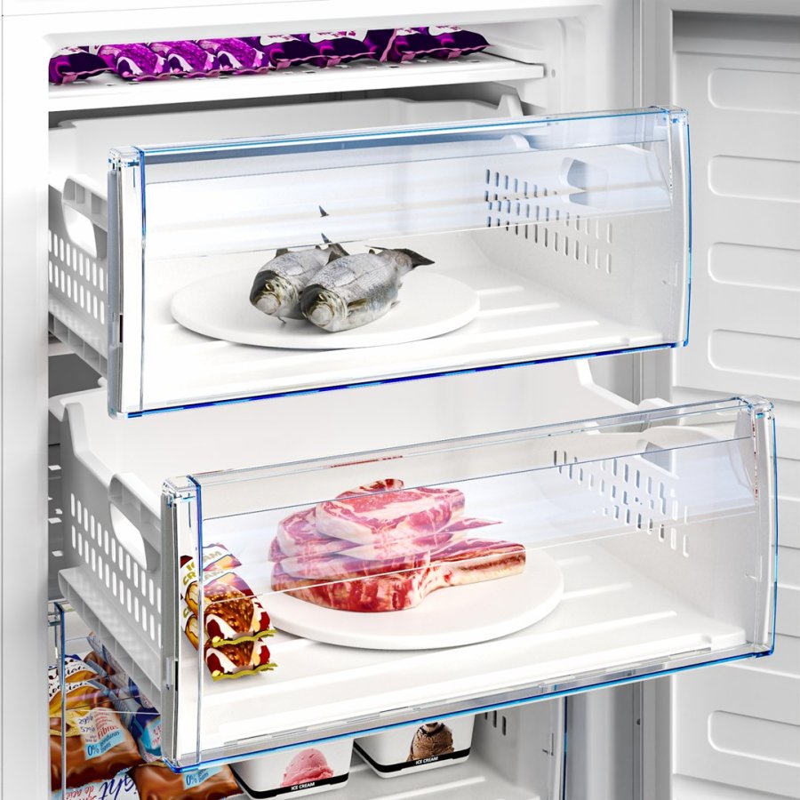 Beko RFSA240M41WN Fritst�ende fryser 215 l E Hvid #10