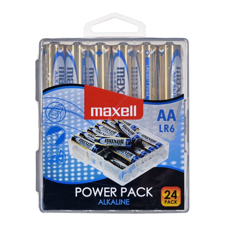 Maxell 24x LR6 AA Engangsbatteri Alkaline #3