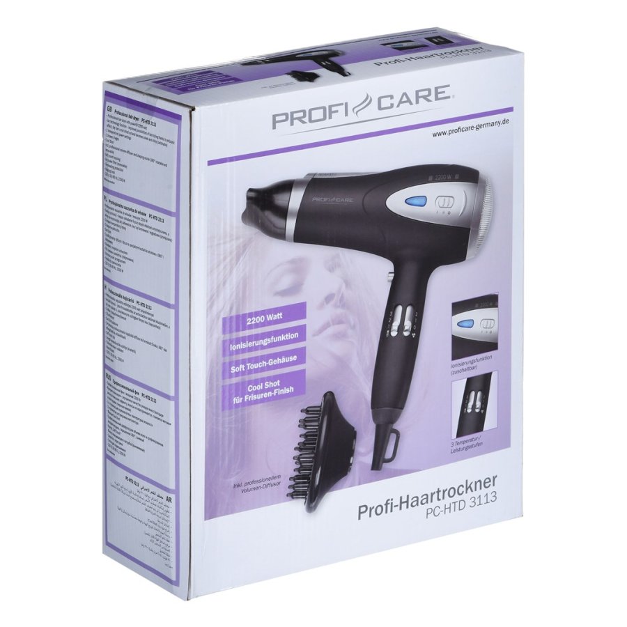 ProfiCare PC-HTD 3113 hrtrrer 2200 W Sort #7