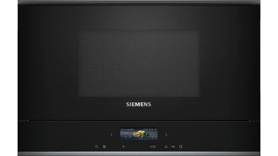 Siemens iQ700 BE732R1B1 mikroblgeovn Sort Kombination mikroovn Indbygget 21 L 900 W #1