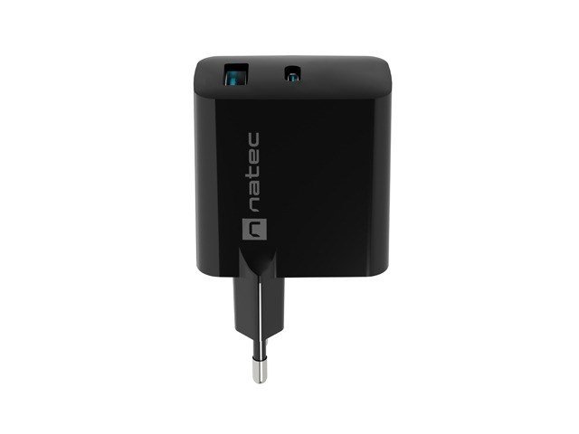 NATEC RIBERA GAN CHARGER 1x USB-A + 1x USB-C 45W SORT #5