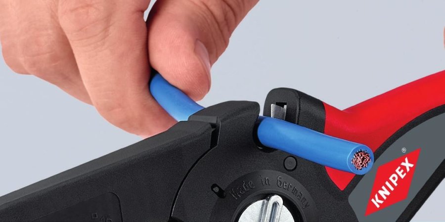 Knipex PreciStrip16 kabelstripper Sort, Rd #4